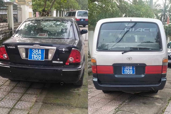 Hai ô tô trùng biển xanh 38A-1169 xuất hiện ở Hà Tĩnh-1