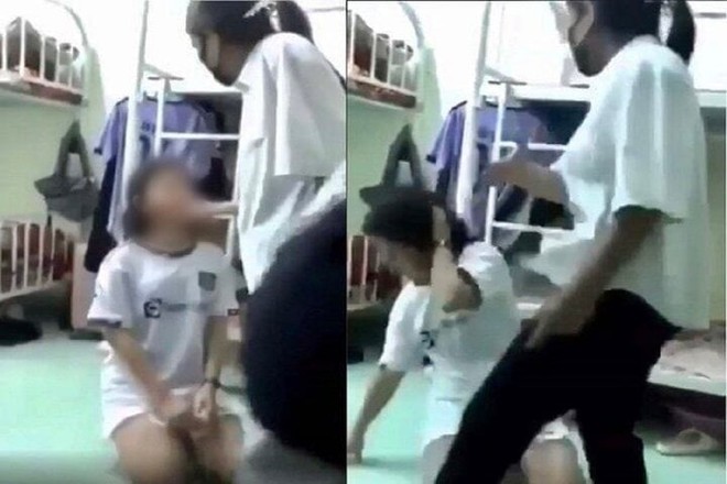 Nữ sinh lớp 10 ở Kon Tum bị bạn bắt quỳ gối, đánh tới tấp vào mặt-1