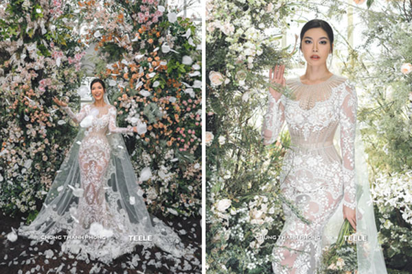 Minh Tú và chồng ngoại quốc gây sốt với loạt ảnh cưới ngập hoa ngay trước thềm hôn lễ-2