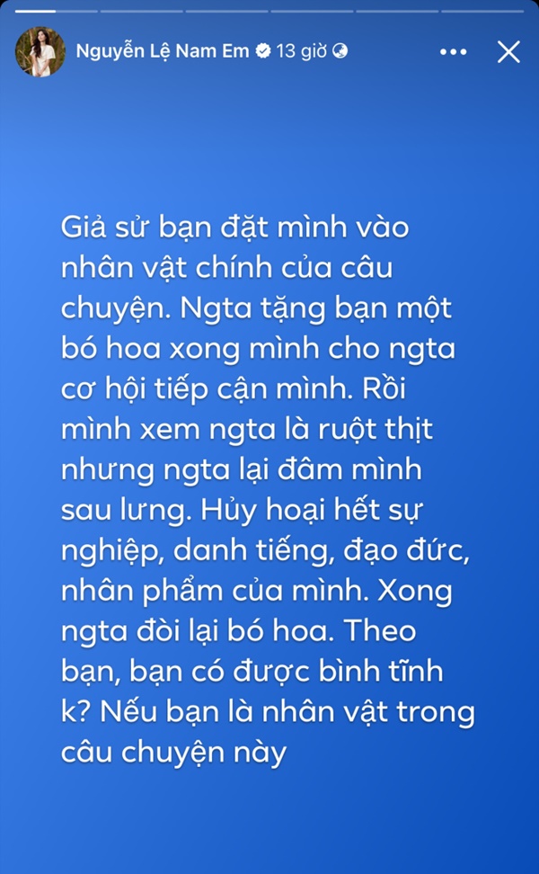 Nam Em quá sân si: Tuyên bố ở ẩn vẫn làm điều này, đáp trả khán giả khi bị nói chiêu trò-3