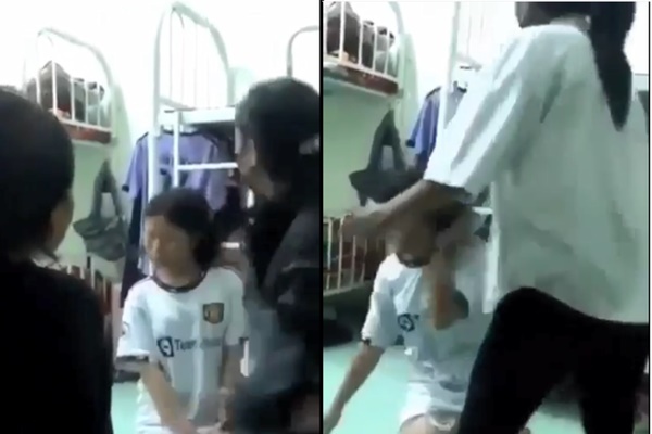 Đình chỉ 4 nữ sinh bắt bạn quỳ gối, đánh tới tấp vào mặt ở Kon Tum-3