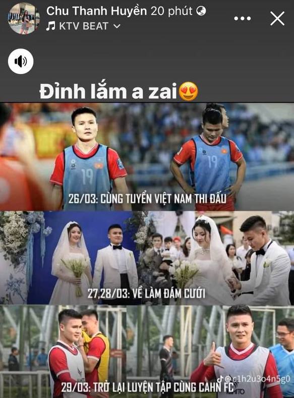 Quang Hải xa nhà ngay sau đám cưới, Chu Thanh Huyền không giận còn động viên, Văn Thanh dặn cứ thoải mái mà sợ vợ-1