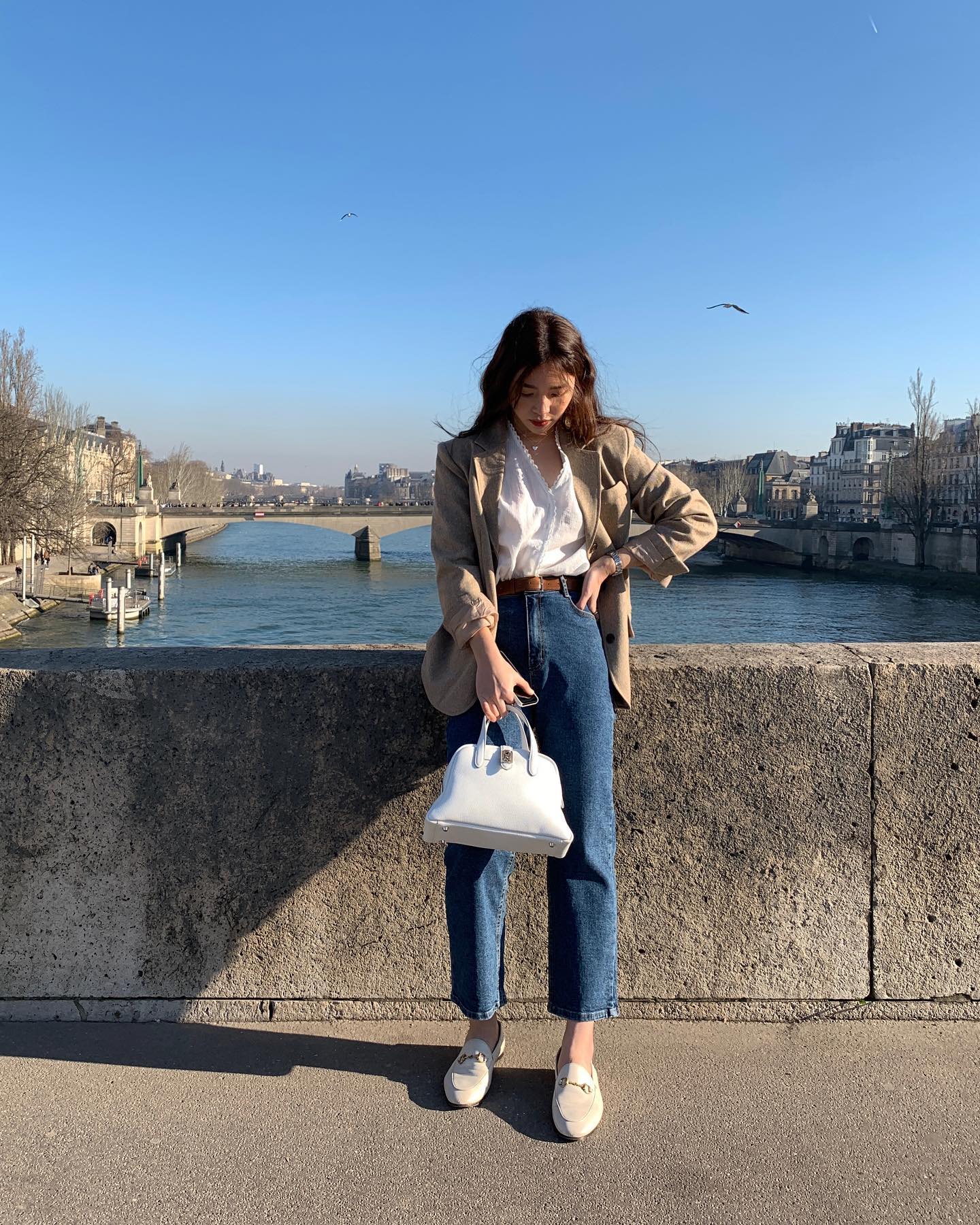 4 kiểu quần nên mặc khi đi giày bệt để chân thon dài, dáng cao hơn-1