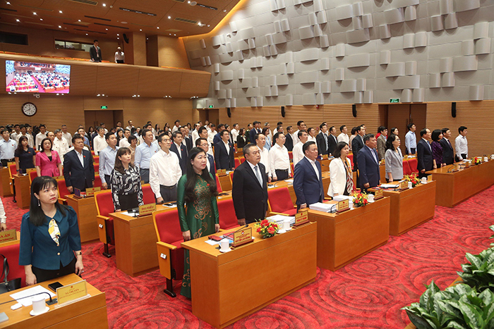 Khai mạc kỳ họp thứ mười lăm, HĐND thành phố Hà Nội khóa XVI-2