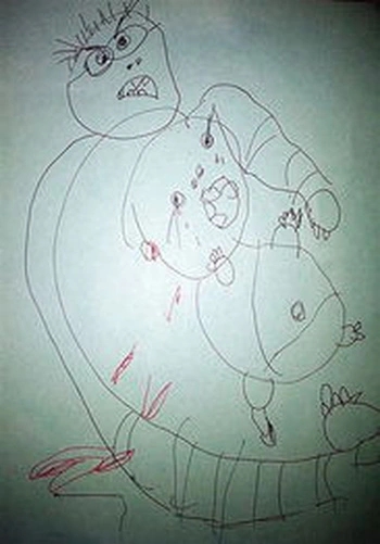 Con trai cứ đi học về là khóa trái cửa, mẹ phá khóa xông vào thấy bức tranh con vẽ liền khóc và báo cảnh sát ngay-2