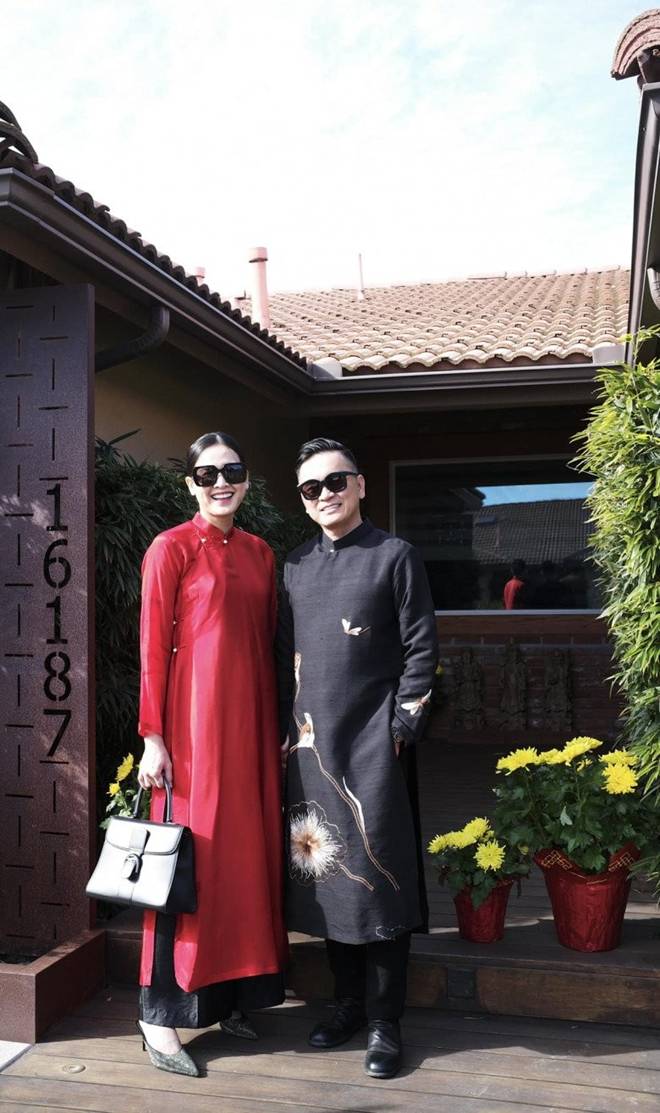 Nhà của Hoa hậu Dương Mỹ Linh ở Mỹ: Vườn đẹp như quán cà phê, trước cửa có loài hoa rực rỡ-16