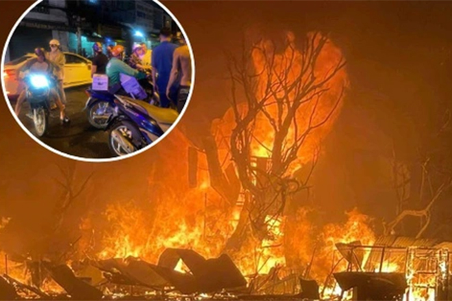 Cảnh hoang tàn sau vụ cháy dãy nhà ở quận 8-22