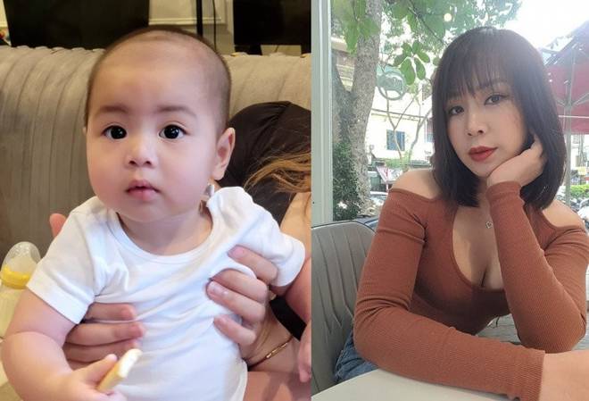 Shark Long Mạnh Trường bế con thứ 3 dạo quanh nhà to như lâu đài, diện mạo quý tử gây chú ý-3