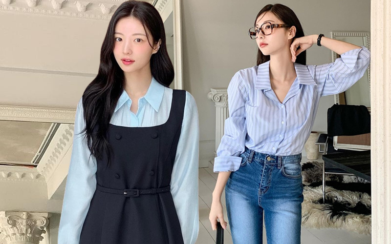 5 công thức diện áo sơ mi thanh lịch cho nàng công sở U40-1
