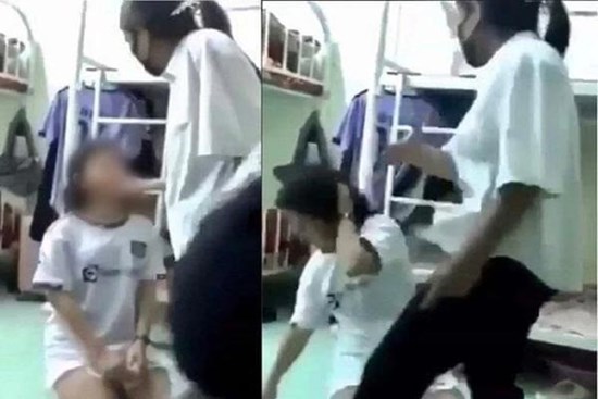 Đình chỉ 4 nữ sinh bắt bạn quỳ gối, đánh tới tấp vào mặt ở Kon Tum