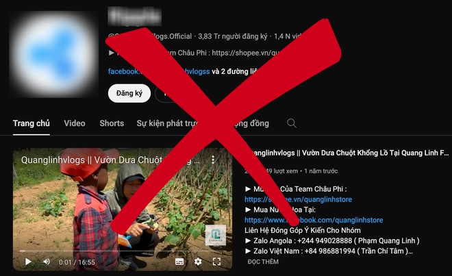 Nóng: Sau Độ Mixi, đến lượt Quang Linh Vlog bị hack kênh YouTube gần 4 triệu người theo dõi-1