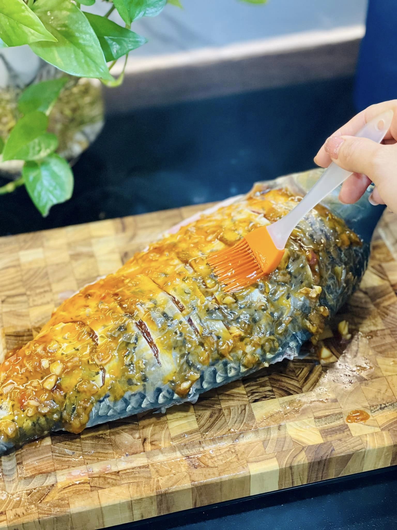 Loại cá linh dược cho đàn ông, thực phẩm vàng cho bà bầu, nướng sa tế cực thơm-5