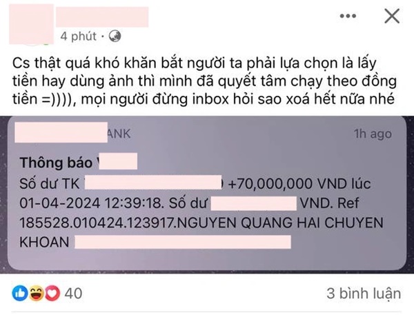 Hoa hậu Đỗ Hà dính thị phi khi bình luận vỏn vẹn 5 chữ vào bài đăng của chủ studio vụ drama 70 triệu với Quang Hải-3