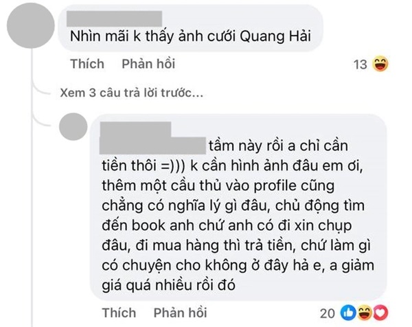 Hoa hậu Đỗ Hà dính thị phi khi bình luận vỏn vẹn 5 chữ vào bài đăng của chủ studio vụ drama 70 triệu với Quang Hải-4