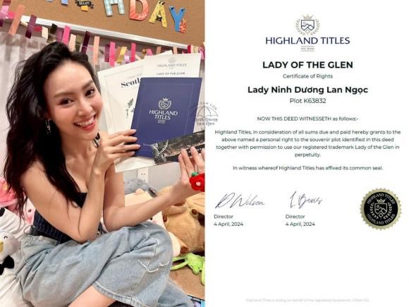 Ninh Dương Lan Ngọc nói gì về chuyện xây nhà trên đất fan tặng ở Scotland?-1