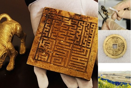 Phát hiện kho báu hơn 10.000 vật bằng vàng dưới sông, chuyên gia hút nước 4 tháng liên tục mới lấy được-2