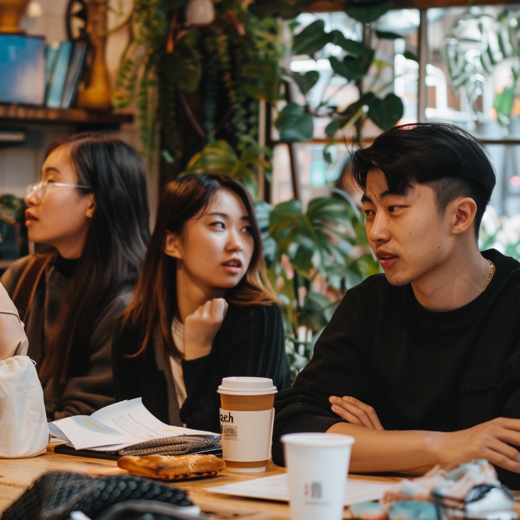 Đang tám với bạn trong quán cà phê thì bị nhắc im lặng để người ta làm việc: Rốt cuộc làm gì ở quán cà phê mới đúng?-1