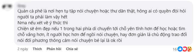 Đang tám với bạn trong quán cà phê thì bị nhắc im lặng để người ta làm việc: Rốt cuộc làm gì ở quán cà phê mới đúng?-6