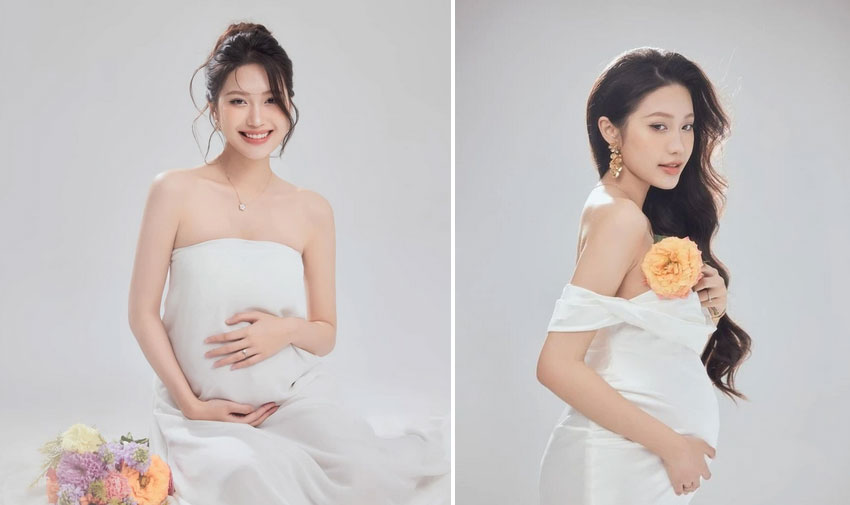 Phong cách của bà bầu Doãn Hải My-1