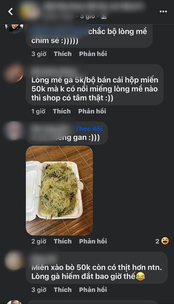Suất miến xào lòng mề hoang tàn đổ nát có giá 49k khiến dân mạng ngán ngẩm: Điểm chung của miến và chủ quán là... không có lòng!-6