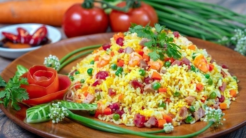 Công thức làm cơm chiên siêu ngon, chồng con mê mẩn chán ăn hàng-1