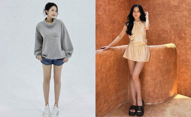 Vợ Thành Chung diện váy ngắn khoe trọn đôi kiếm Nhật, so kè với Doãn Hải My một chín một mười-3