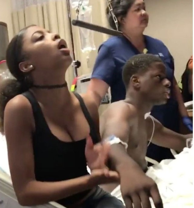 Méo mặt vì bồ và bạn gái vào viện cùng lúc để thăm khi người yêu bị tai nạn-1