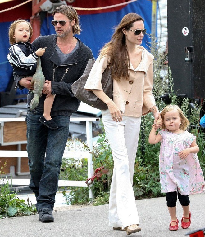 Ba người con ruột càng lớn càng đẹp của Angelina Jolie và Brad Pitt-6