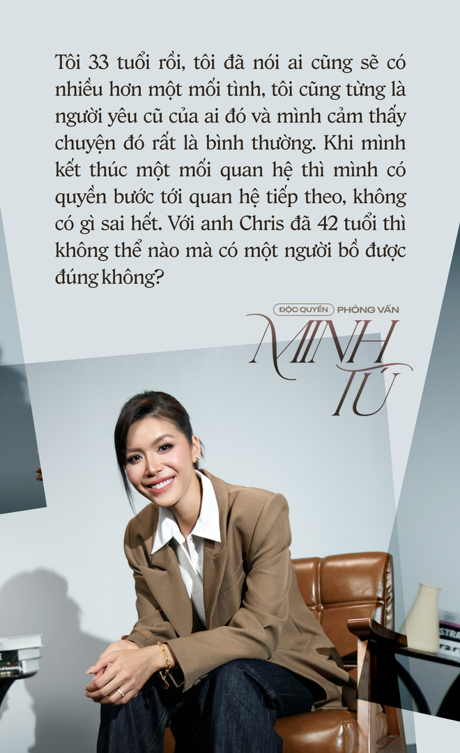 Minh Tú: Tôi thấy bình thường khi chồng có nhiều người yêu cũ, miễn không tranh chấp là được-1