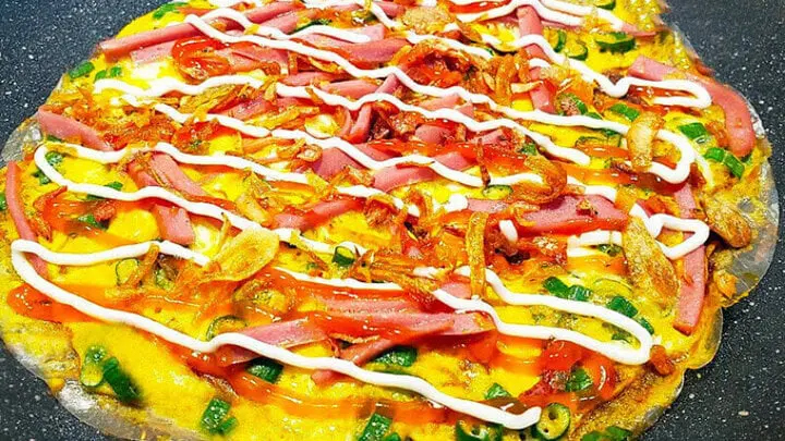 Cách làm bánh tráng nướng bằng chảo thơm ngon, giòn rụm-3