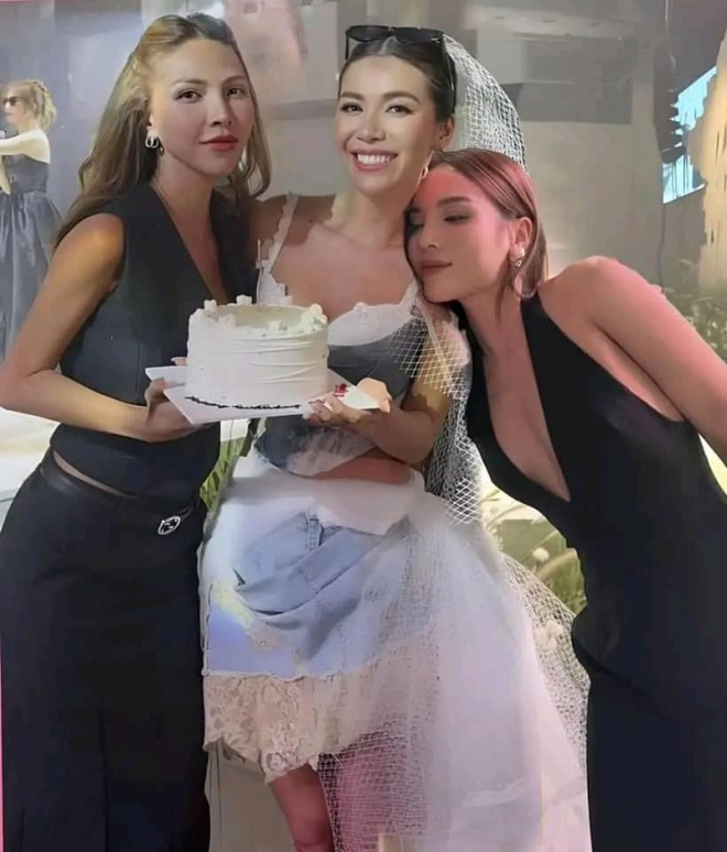 Lộ khung hình chung hiếm hoi của Kỳ Duyên - Minh Triệu sau màn né tránh toàn tập ở đám cưới Minh Tú-3