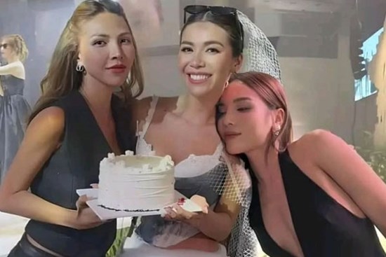 Lộ khung hình chung hiếm hoi của Kỳ Duyên - Minh Triệu sau màn né tránh toàn tập ở đám cưới Minh Tú
