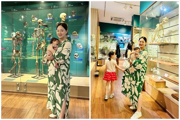 Con gái lai của Lan Phương 2 tháng tuổi tóc đầy đầu bị nhầm thành bé trai, mắt to mũi cao hệt bố Tây-12