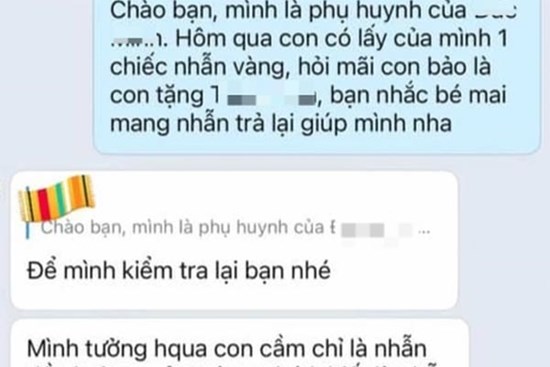 Con lớp 2 mang 5 chỉ vàng 99,99 tặng bạn gái, mẹ làm thế nào để đòi lại?