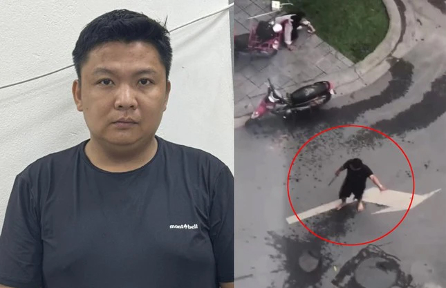 Vụ chồng vác dao chém vợ cũ: Bảo vệ kể lại khoảnh khắc ngăn cản người đàn ông hung hãn-1