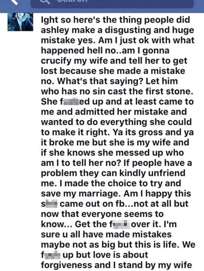 Vợ bị bóc mẽ chuyện có bồ, chồng nhảy vào bảo vệ-2