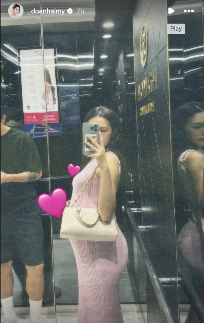 Doãn Hải My khoác túi hiệu 80 triệu đi hẹn hò cùng Đoàn Văn Hậu, bụng bầu vượt mặt vẫn xinh bất chấp-2