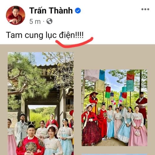 Khoe hình du lịch cùng hội bạn thân, Trấn Thành gây tranh cãi vì dòng trạng thái vừa sai vừa nhạy cảm-1
