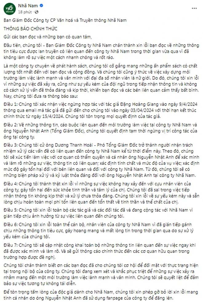 Sự im lặng và 2 lời xin lỗi của Nhã Nam: Nhiều lỗ hổng trong xử lý khủng hoảng truyền thông-3