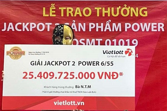 Người phụ nữ nghèo ở Kiên Giang trúng độc đắc Vietlott hơn 25 tỷ