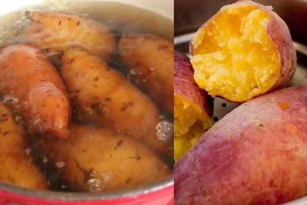 Luộc khoai lang cho thêm thứ này vào, khoai sẽ ngọt và bở-2