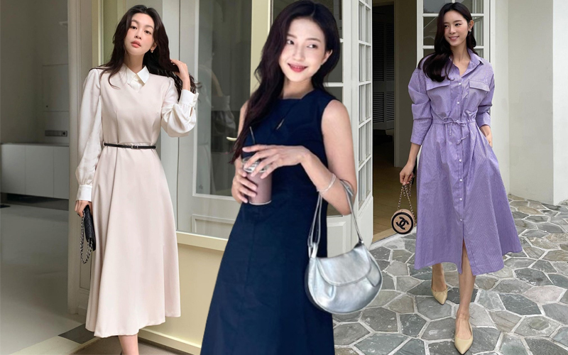 5 kiểu đầm thanh lịch và tôn dáng, phù hợp để diện khi tới sở làm-1