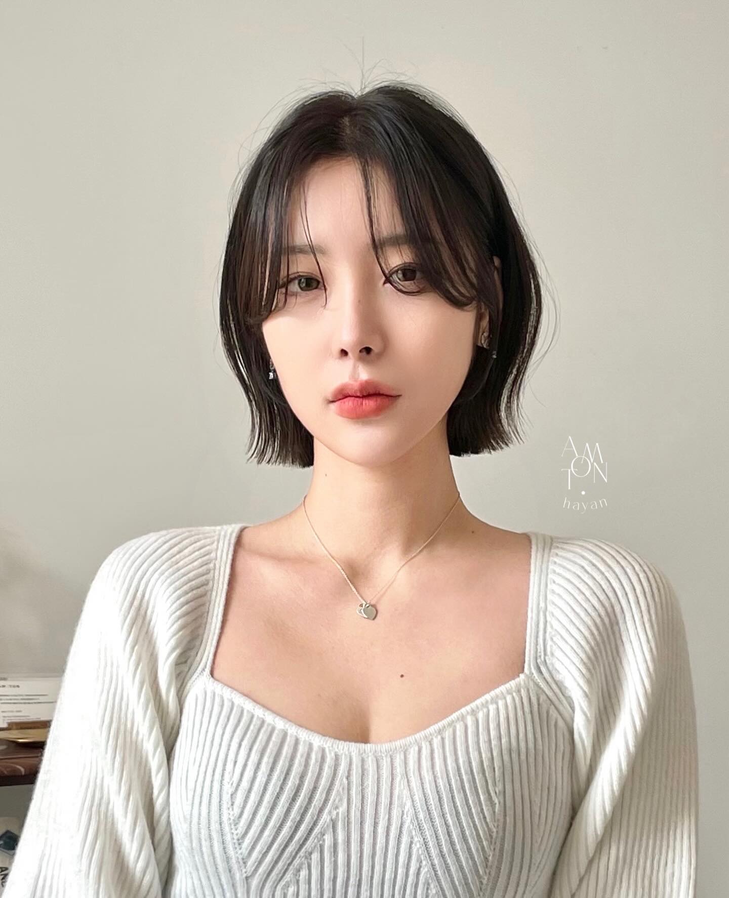 4 kiểu tóc ngắn dành cho nàng có gương mặt tròn-4