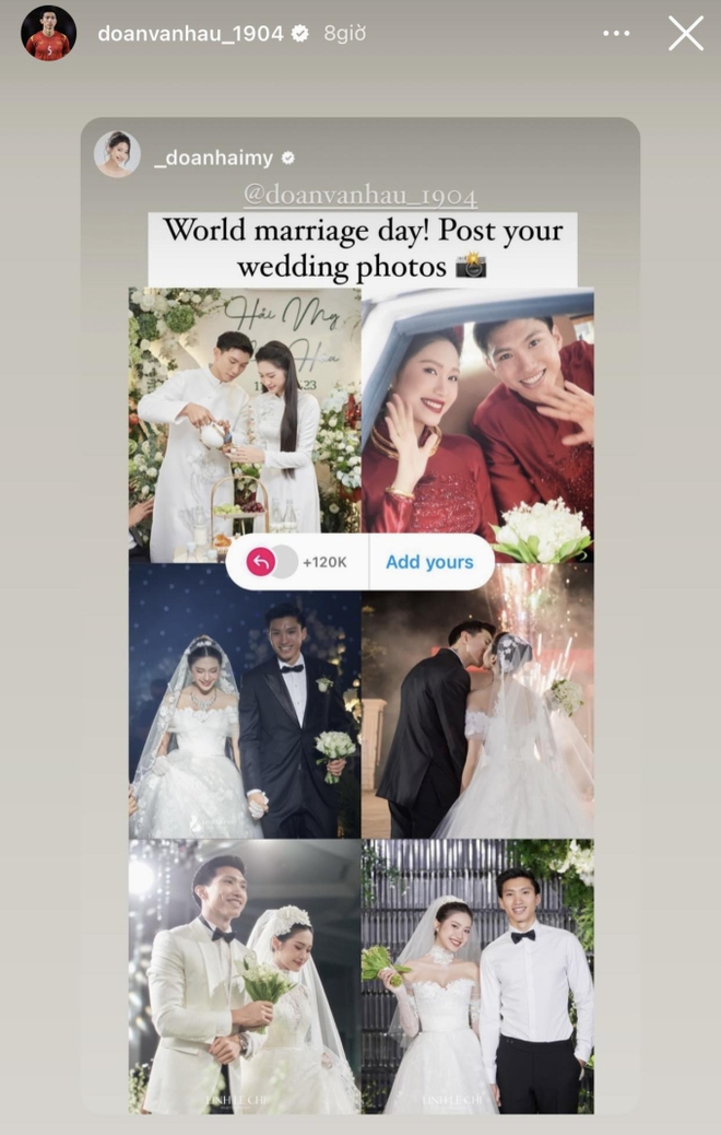 Doãn Hải My, Quỳnh Anh, hotgirl ngân hàng Trâm Phạm đọ sắc khi bắt trend chia sẻ lại ảnh cưới, ai xinh nhất?-1