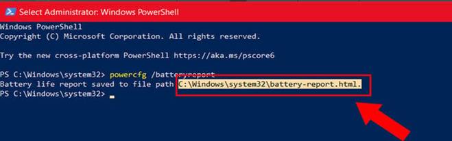 Cách kiểm tra xem độ chai pin trên laptop Win 10-3