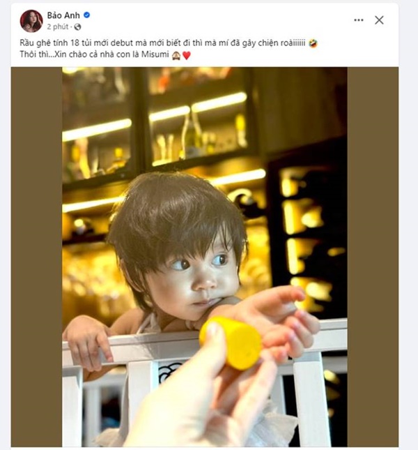 Bảo Anh chính thức công khai dung mạo và thông tin con gái đầu lòng!-1
