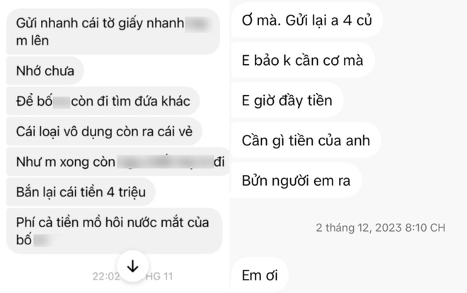 MXH dậy sóng với những tin nhắn chửi bới, mặc cả tiền nuôi con của một bác sĩ: Một là không chu cấp, hai là chu cấp 1 triệu-2