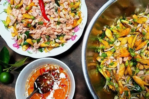 Cách làm gỏi tép bông điên điển ngon tại nhà-2