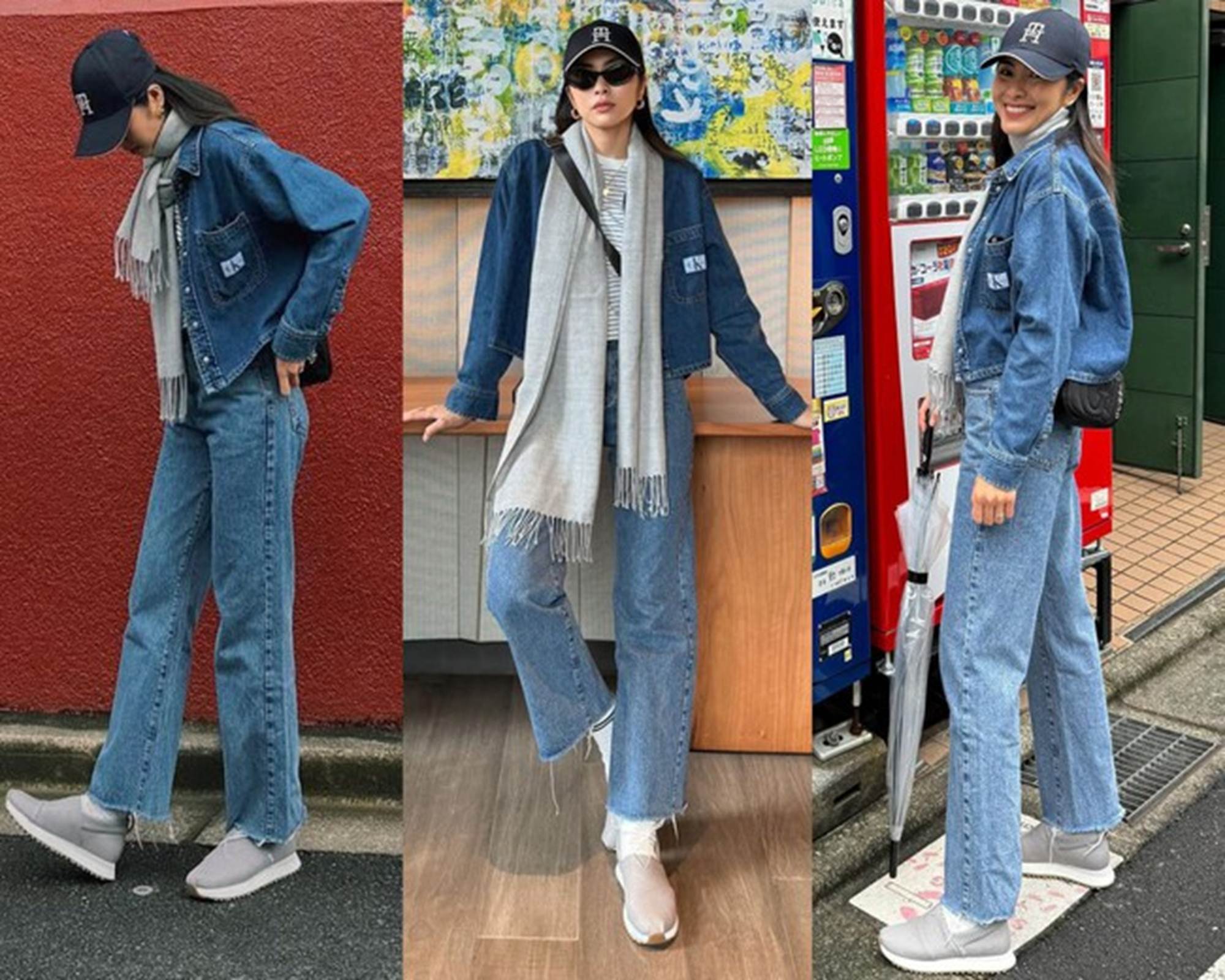 Tham khảo Tăng Thanh Hà 10 cách mặc quần jeans ống đứng sành điệu suốt 4 mùa-1