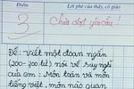 Bài văn đang gây bão mạng: Bị chấm 3 điểm vì không đạt yêu cầu viết lách nhưng dân tình cho rằng, lý lẽ trong bài xứng đáng 100 điểm!